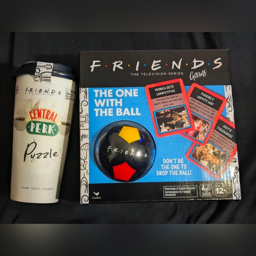 FRIENDS TV Series "The One With The Ball" Game  And 400 Piece Puzzle (Both New)